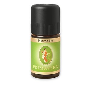 Масло от смирна био, 5 мл Primavera, натурално етерично масло за ароматерапия и козметика.