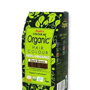 Био боя за коса - Тъмнокафяво 100 г Radico
