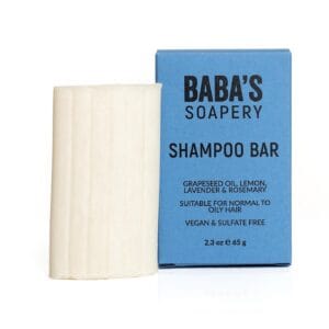 Твърд шампоан с масло от гроздови семки 65 г, Baba`s Soapery