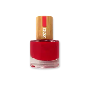 ZAO Organic Натурален лак за нокти червен 650