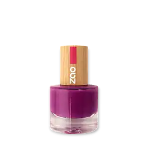 ZAO Organic Натурален лак за нокти тъмно лилав 651