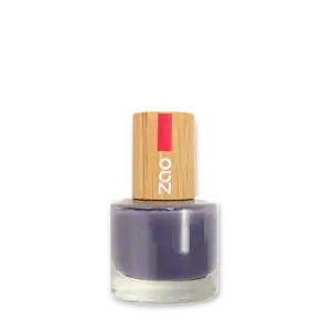 ZAO Organic Натурален лак за нокти Purple gray 673