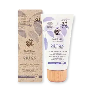 Naobay DETOX слънцезащитен крем за лице SPF30
