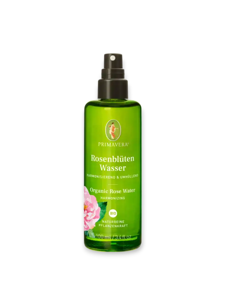 Флоралните води - доза свежест за тялото 74130 Rosenblueten Wasser bio Organic Rose Water 100 ml