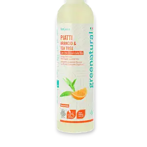 Препарат за съдове Портокал и Чаено дърво 500 мл Greenatural