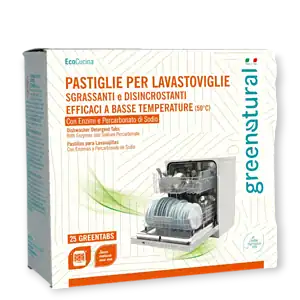 Таблетки за съдомиялна машина Портокал и Лимон, 25 бр. Greenatural