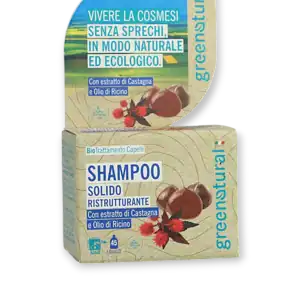 Твърд възстановяващ шампоан, 55 г Greenatural