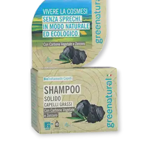 Твърд шампоан за мазна коса, 55 г Greenatural