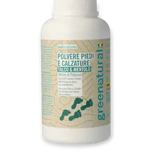 Пудра за крака мента и талк 120 г Greenatural