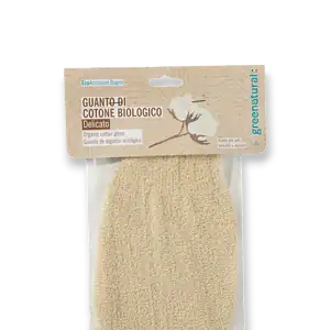Ръкавица от био памук за баня Greenatural