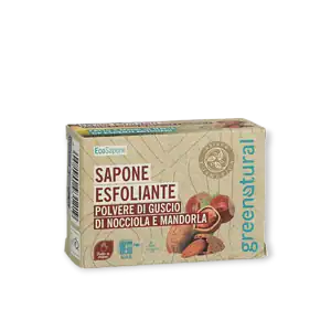 Ексфолиращ сапун Бадем и лешник, 100 г Greenatural