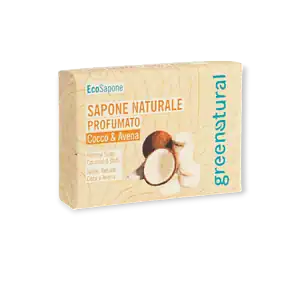 Натурален сапун Кокос и Пшеничен зародиш 75 г Greenatural