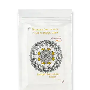 Билкова боя за коса Златисто русо HennaFox
