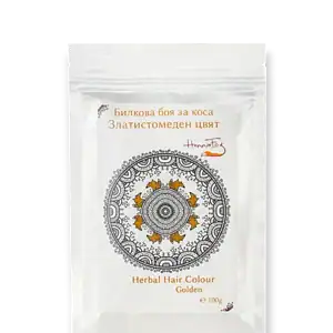 Билкова боя за коса - Златистомедено HennaFox