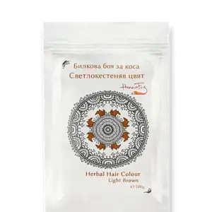 Билкова боя за коса - Светло кестеняв цвят HennaFox