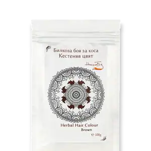 Билкова боя за коса - Кестеняв цвят HennaFox