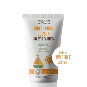 Wooden Spoon Био слънцезащитен лосион BABY FAMILY SPF 30