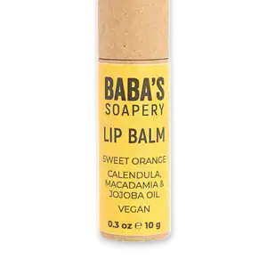 Балсам за устни със сладък портокал 10 г, Baba`s Soapery