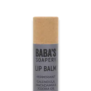 Балсам за устни с мента 10 г, Baba`s Soapery