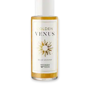 Бляскаво сухо олио за тяло Golden Venus, Wooden Spoon