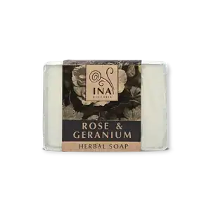 Натурален Билков сапун с масло от Роза Дамасцена, Гераниум и Поморийска луга с подхранващо действие