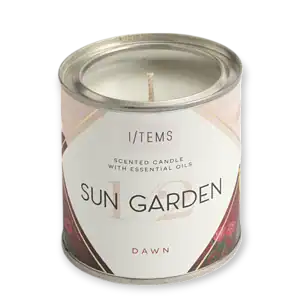 Ароматна свещ с етерични масла 1/2 SUN GARDEN
