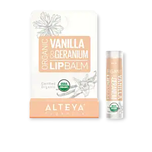 Био балсам за устни Ванилия и Гераниум 5 г Alteya Organics