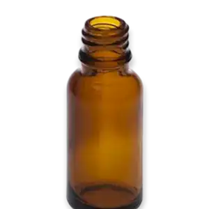 Стъклено кафяво шише за етерични масла 15 мл