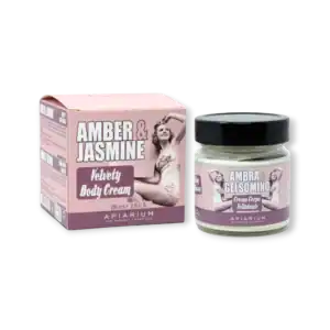 Органичен Крем за тяло Амбър и Жасмин 200 мл Apiarium