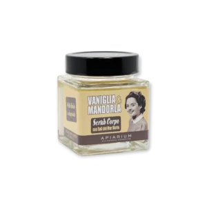 Органичен скраб за тяло Ванилия и Бадем 410 г Apiarium