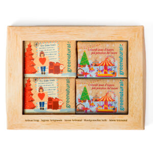 Комплект от 4 ароматни сапуна – с рамка за снимка А