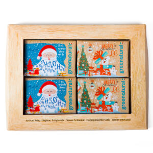 Кутия с 4 ароматни сапуна – с рамка за снимка B