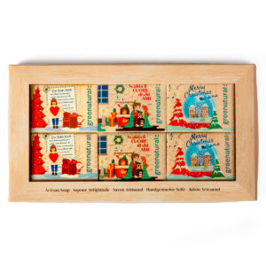 Кутия с 6 ароматни сапуна – с рамка за снимка А