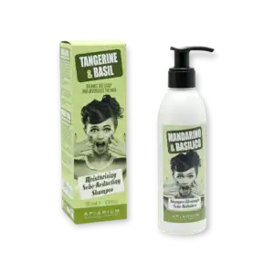 Хидратиращ и себо регулиращ шампоан Мандарина и Босилек - 200 мл Apiarium